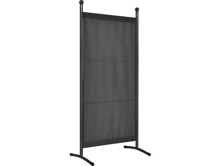 Stellwand, grau (anthrazit), B:82cm H:178cm, Kunststoff, Stahl, ANGERER FREIZEITMÖBEL, Stellwände, Stellwand