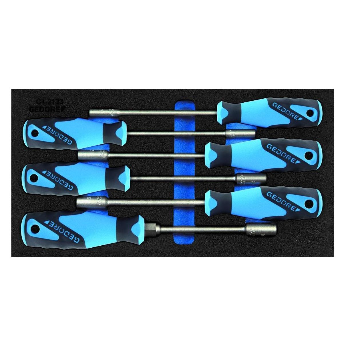 Gedore 1500 CT1-2133 Steckschlüssel-Satz in Check-Tool-Modul (2309122)