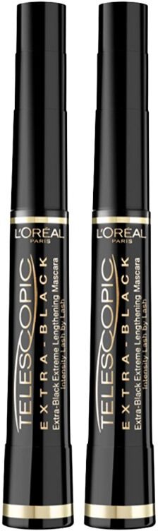 L'Oreal Paris Telescopic Mascara Extra Black  Double