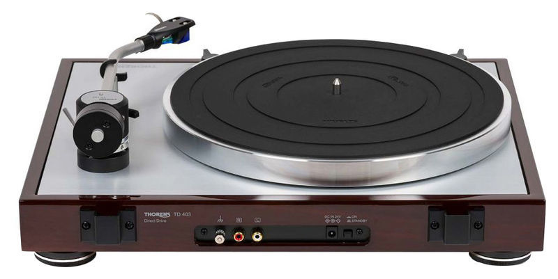 Thorens TD 403 DD walnut HG noce lucido