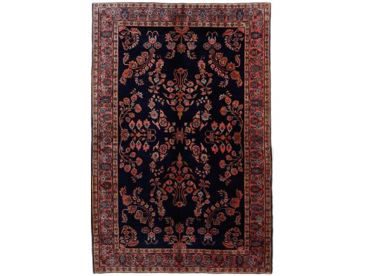 Sarough Mohajeran Teppich 125x191 Handgeknüpft Orientteppich Perserteppich Wolle