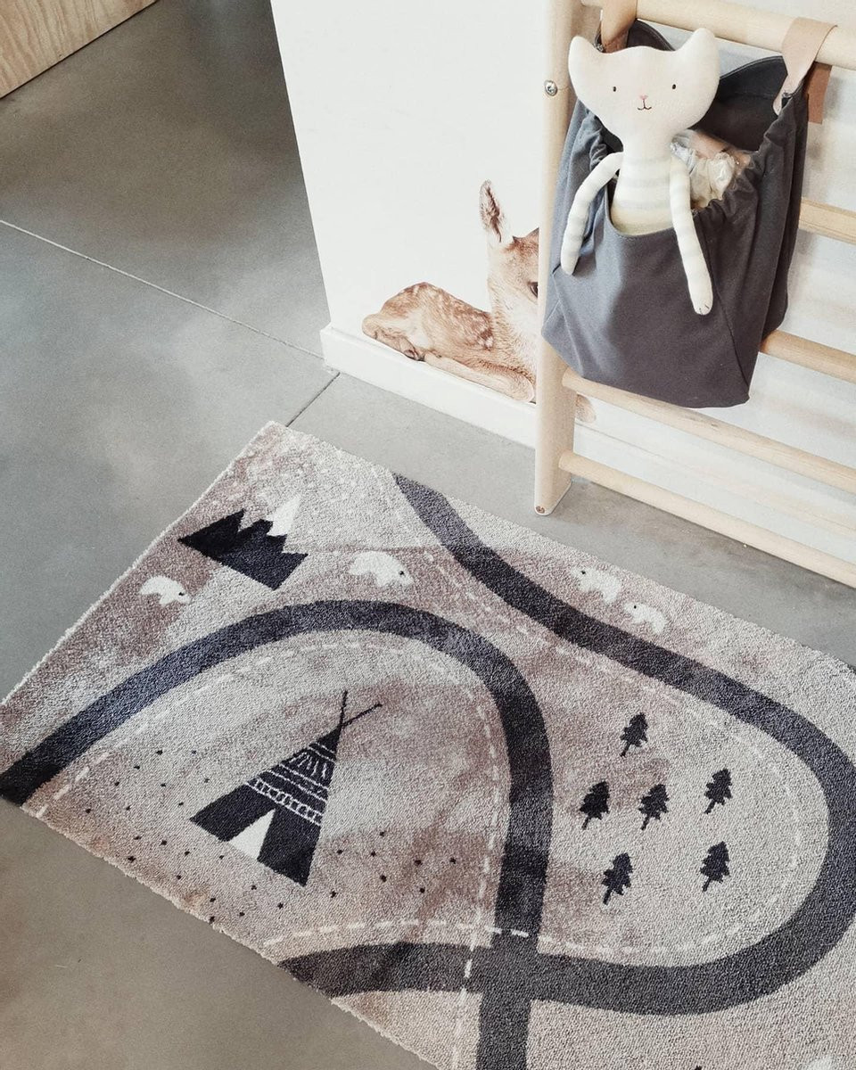 Mad About Mats Nordic erwin beige vloerkleed voor volwassenen