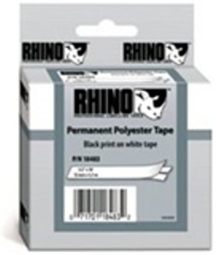 Dymo 18482 (S0718240) 9mm Fita plástica preto sobre branco