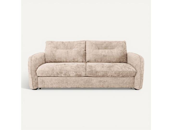Canapé 3 places convertible SATURNE tissu cremona beige