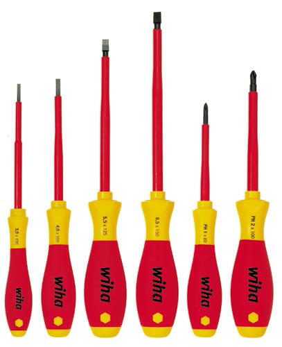 Wiha Schraubendreher-Set SoftFinish® electric SZ/PH 00833 6-teilig