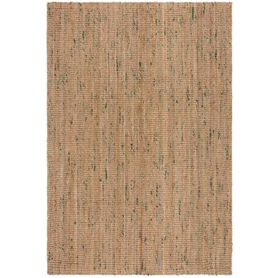 FLAIR RUGS "Jute Boucle" rechteckig 7 mm Höhe aus 100% Jute, mit Fransen, aus Naturfasern