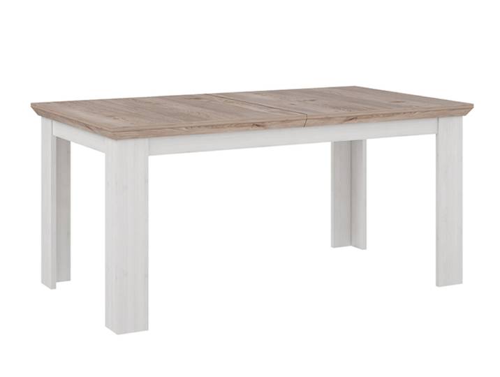 Table de repas Iloppa Chene Neige/chene Sonoma - Basika