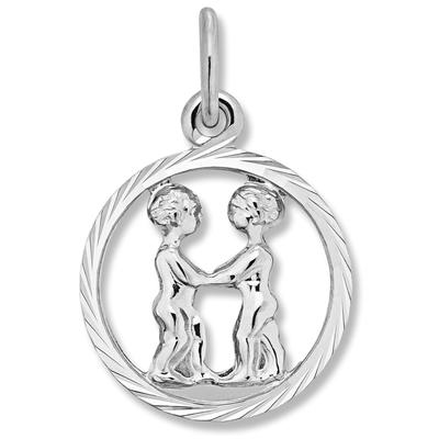 Sternzeichenanhänger ONE ELEMENT "Zwilling Sternzeichen Anhänger aus 925 Silber", silber, Schmuckanhänger, Damen, Zwilling, Silber 925 (Sterlingsilber), Sternzeichen-Anhänger – charmante Geschenkidee voller Persönlichkeit