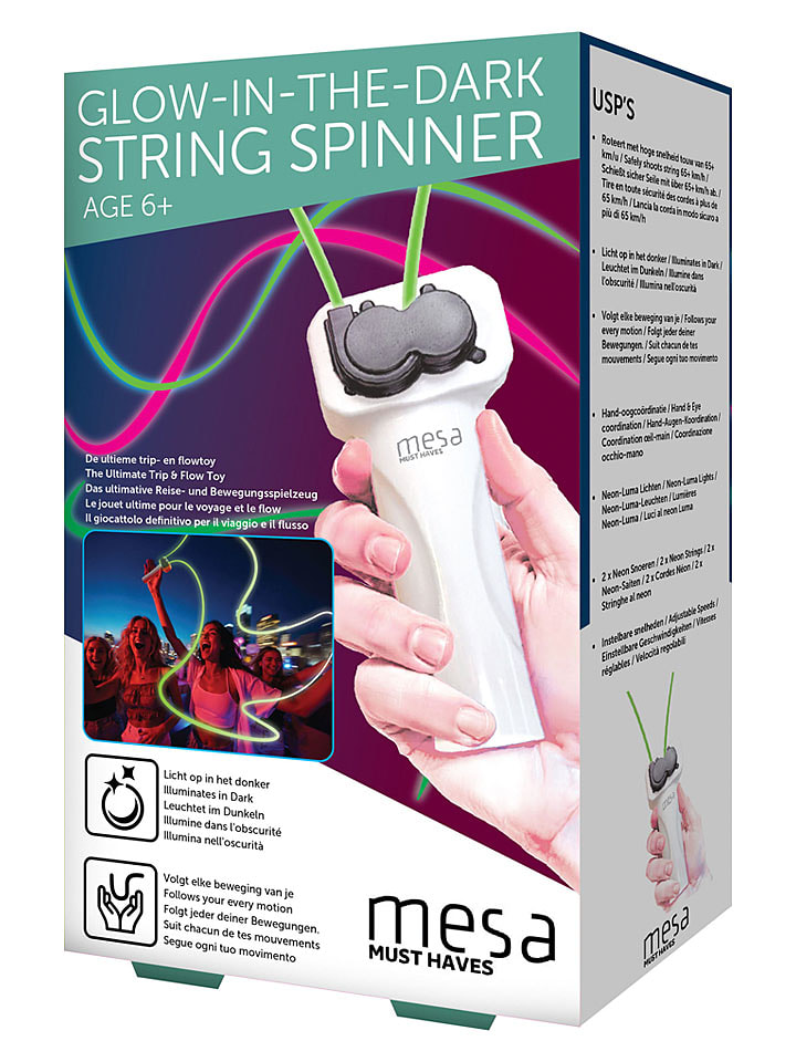 mesa String-Spinner "Must Haves" in Weiß - (H)14 cm - onesize