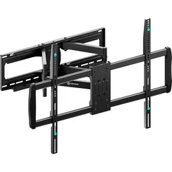 Wandhalterung für 55"–100" Fernseher, bis 75 kg, neig- und schwenkbar, Schwarz SM4