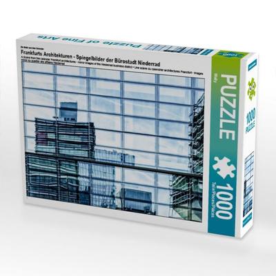 Ein Motiv aus dem Kalender Frankfurts Architekturen - Spiegelbilder der Bürostadt Niederrad (Puzzle)