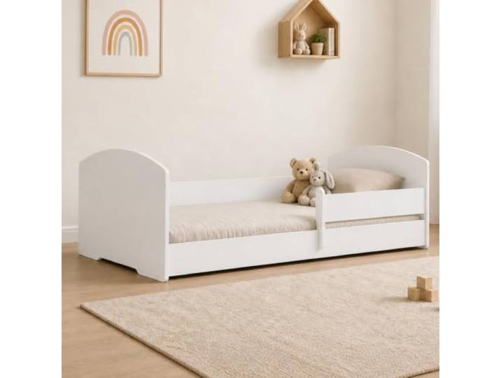 Kinderbett Bett mit Rausfallschutz Jugendbett Holzbett inkl. Lattenrost