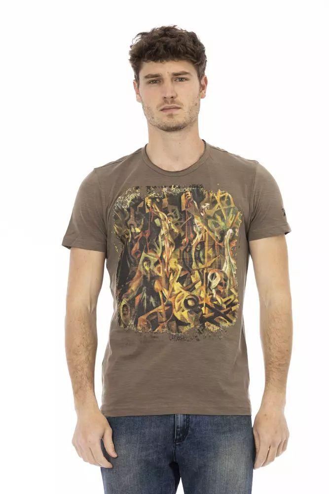 Grafisches T-Shirt mit abstrakter Kunstgrafik