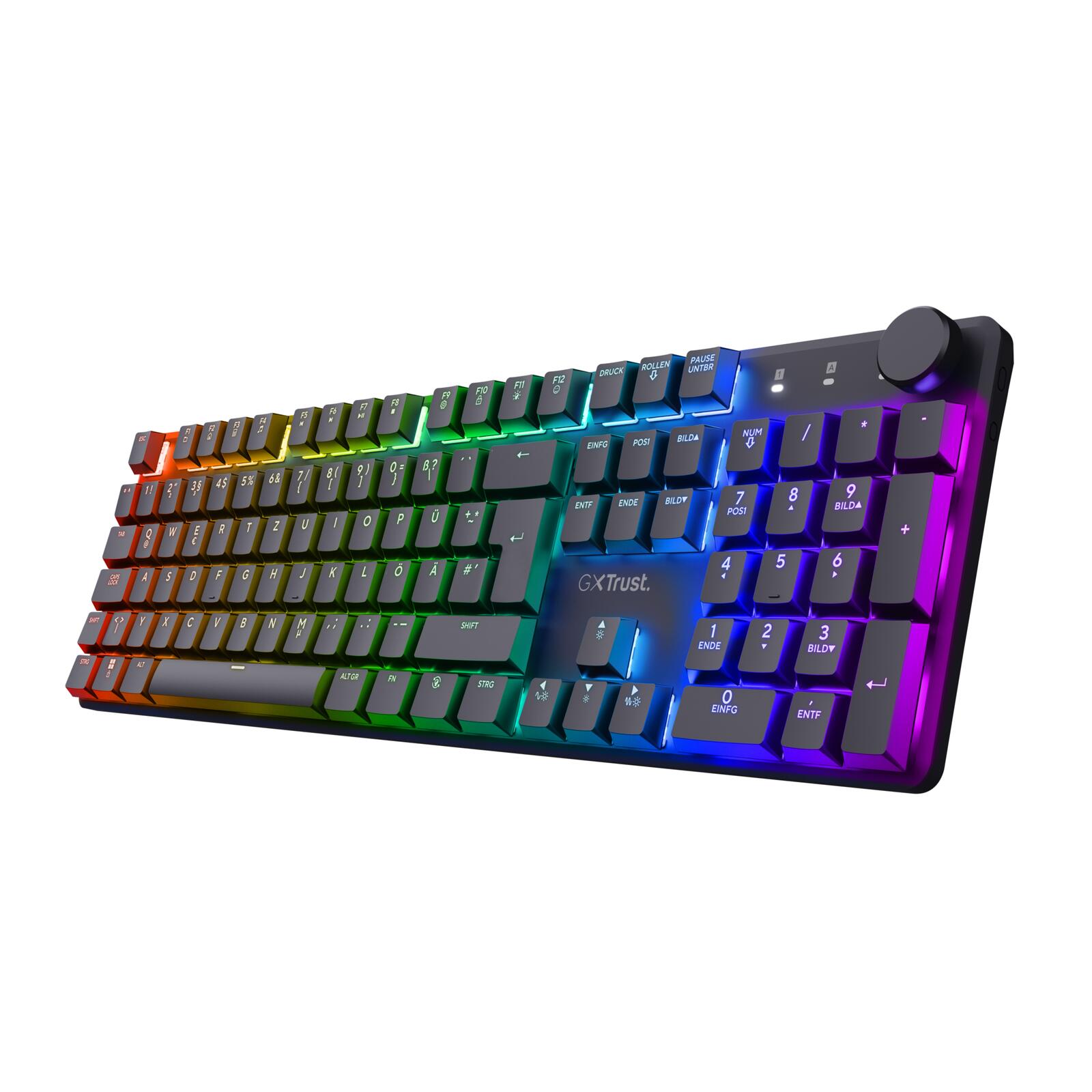 Trust GXT 868 Torix Hochwertige kabellose mechanische Gaming-Tastatur, DE Layout 25502