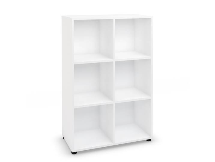Casier de bureau individuel Flex'Office 6 cases - Blanc