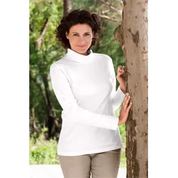 Baumwoll-Shirt in creme in Größe 40/42 von DW-Shop, Creme, 40/42