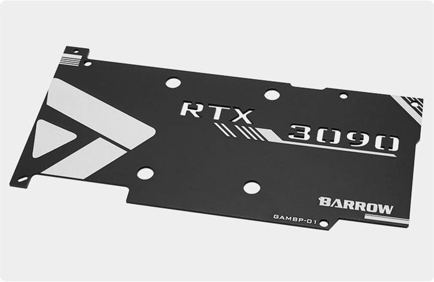 Barrow Backplate for GALAX/GAINWARD 3090 full coverage GPU Water...