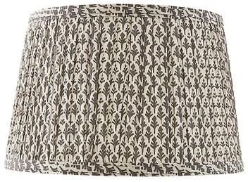 "Leighton Pleated Lamp Shade - Stone, 9 1/2""H X 14"" Diameter w/11"" Top Diameter - Ballard Designs"