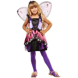 Schmetterling-Kostüm "Fantasia" für Kinder, lila/orange