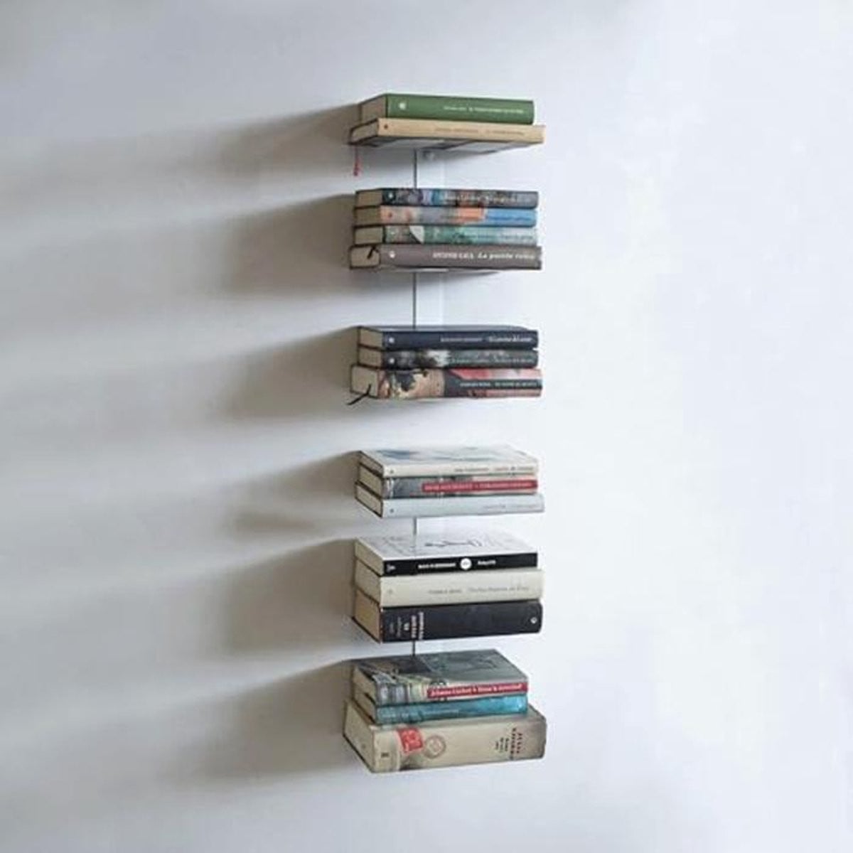 Set van 2 zwevende wandplanken voor een minimalistische stijl