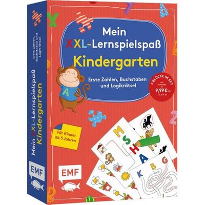 Mein XXL-Lernspielspaß: Kindergarten, Set von , Edition Michael Fischer / EMF Verlag, 978-3-7459-3628-5