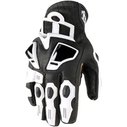 Icon Hypersport, Handschuhe kurz - Schwarz/Weiß - 3XL