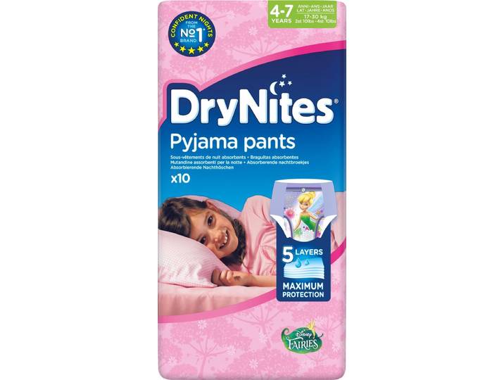DryNites® 3-5 meisje 10 stuks