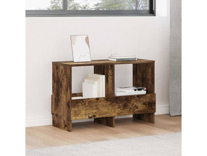 vidaXL Magazinregal Räuchereiche 68,5 x 30 x 45 cm