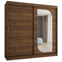 SCHIEBETÜRENSCHRANK mit Spiegel LUCY 200/200/62 2-türig