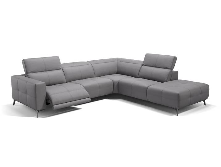 Ledersofa Ecksofa MARBELLA Relaxfunktion Eckcouch