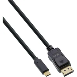 INLINE USB Display Kabel, USB-C Stecker zu DisplayPort Stecker, 2m
