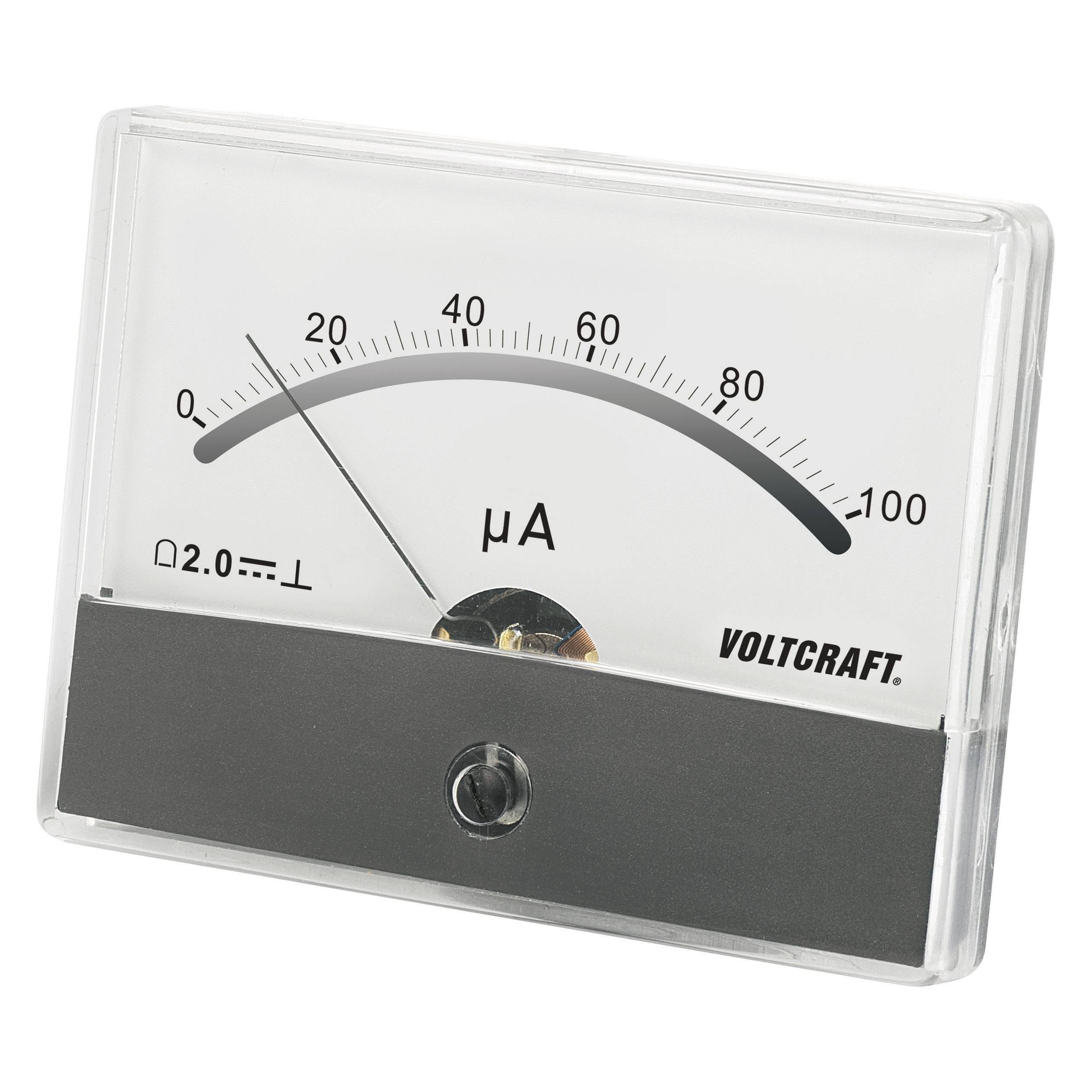 Voltcraft Einbau-Messgerät /DC (AM-86X65/100µA)