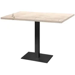 RestooTab - Tisch Milan 120x70cm Dekor weißer Mond