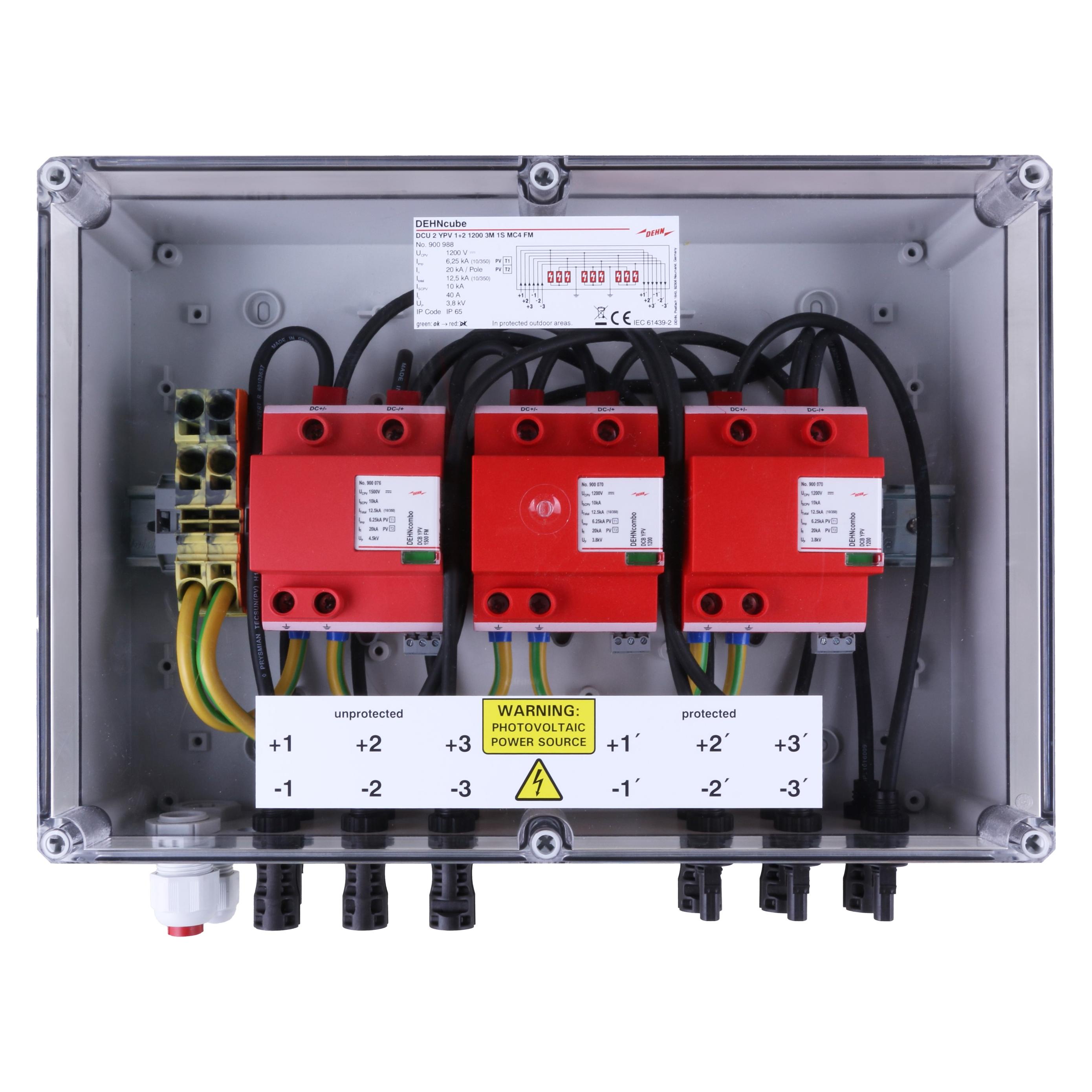 Dehn GAK Typ 1+2 im Gehäuse IP6 (Generatoranschlusskasten) (900988)