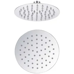 Sined 6 Zoll 15 cm Edelstahl-Rundduschkopf für gesinterte Duschen, ideal für solarbeheizte Duschen Sohlenmodell.