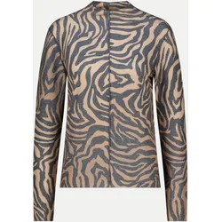 Pullover mit Animalprint Mehrfarbig 44