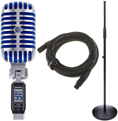 Shure Super 55 Deluxe Bundle noir