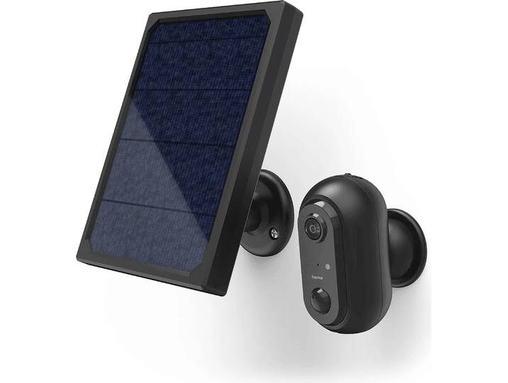 Hama 00176615, CCTV Sicherheitskamera, Draußen, Kabellos, Wand, Schwarz, IP65