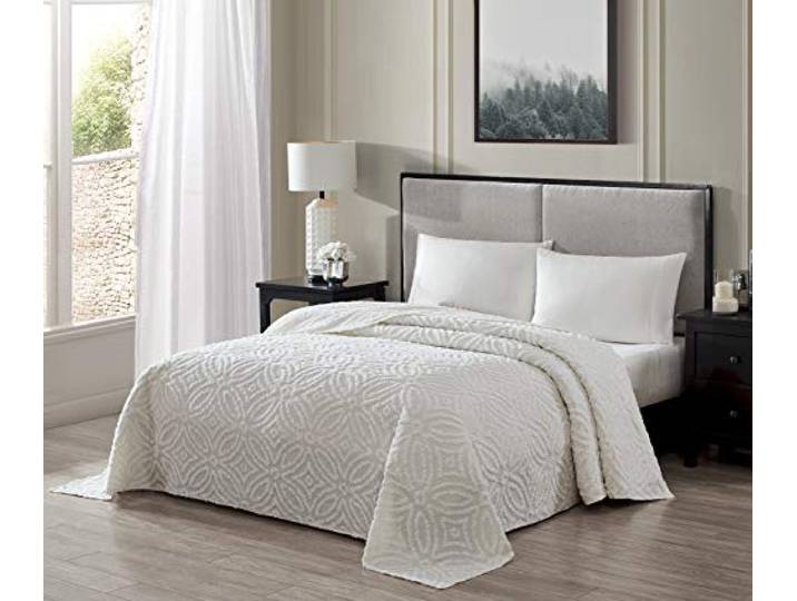 Beatrice Home Fashions Kingsize-Bett:, Baumwolle, weiß, King Size