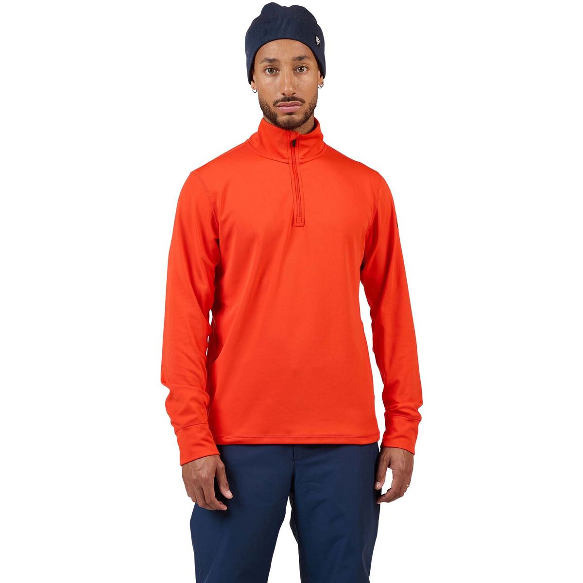 Rossignol Mid Layer Stretch Half Zip golden gate (41P) S RLOML15 41P00S