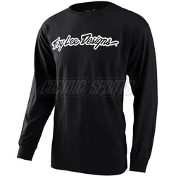 Troy Lee Designs Signature Longsleeve, black, S