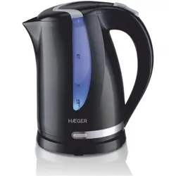 Haeger Blackness - Waterkoker - Zwart - 1.7L, Wasserkocher, Schwarz