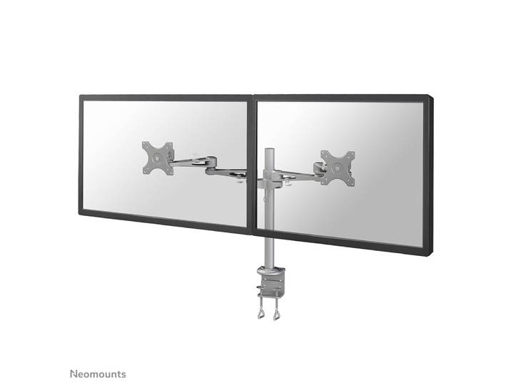 Neomounts support moniteur de bureau, Pince, 6 kg, 35,6 cm (14'), 68,6 cm (27'), 100 x 100 mm, Argent FPMA-D935D