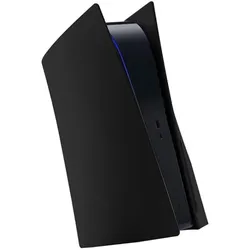 König Design Frontplatte für Sony Playstation 5 PS5 Disc Edition Facplate Konsole Kunststoff, Weiteres Gaming Zubehör, Schwarz