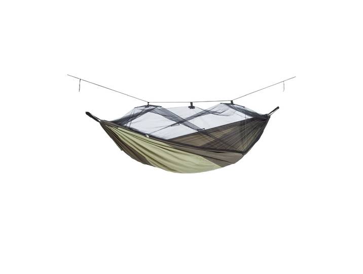 Hängematte AMAZONAS Hammock Moskito-Traveller Thermo XXL , grün (natur, grün), B:160cm L:305cm, Kunstfaser, Hängematten, Hängematte
