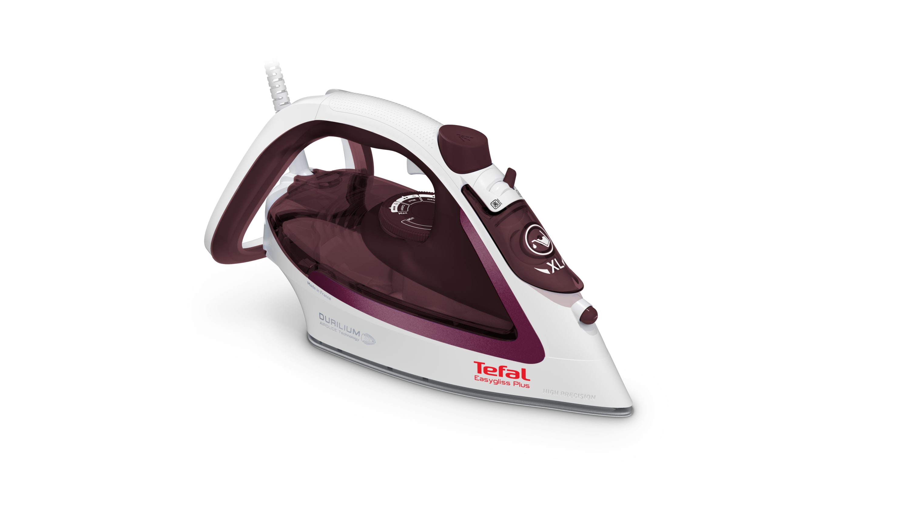 Tefal FV5716 Easygliss Plus Dampfbügeleisen 2500W Rot Weiß