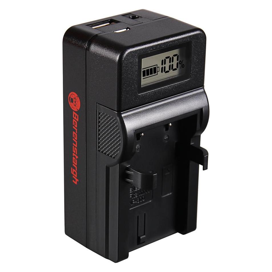 Berenstargh Synchron USB Ladegerät f. Nikon EN-EL1 COOLPIX 775 880 885 995 4300 4500 4800 5000 5400 (Kamera Akku Ladegerät) (61064474)