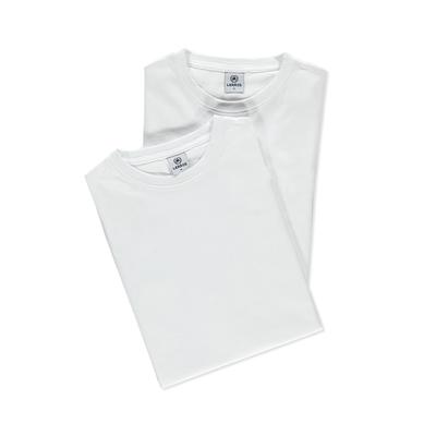 T-Shirt LERROS "Rundhals Doppelpack T-Shirt in Premium Baumwollqualität", Herren, Gr. 4XL, weiß, 100% Baumwolle, Rundhals, Shirts T-Shirt