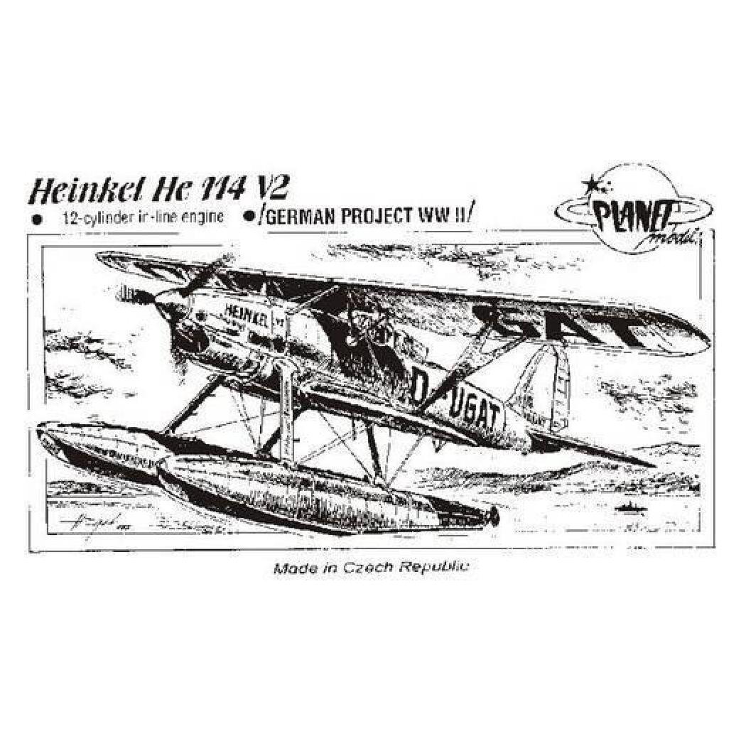Planet Models Heinkel He-114 V2 12-Zylinder-Reihentriebwerk (129-PLT036)
