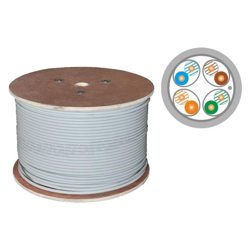 Alantec KIFF6ALSOH500B Netzwerkkabel F/FTP (FFTP) (F/FTP, CAT6a, 500 m) (KIFF6ALSOH500B)